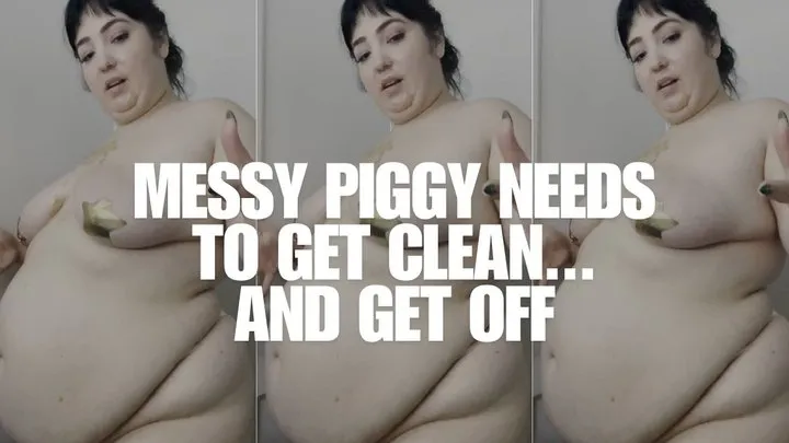 Messy Piggy Needs to Get Clean and Get Off