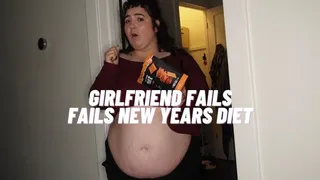 Girlfriend FAILS New Years Diet