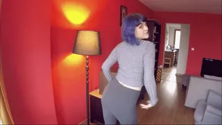 DEEP BASSY FARTS IN TIGHT GREY LEGGINGS! LET'S FALL IN LOVE! LETS GO TO FART FETISH PARADISE!