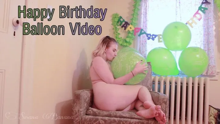 Happy Birthday Balloon Video