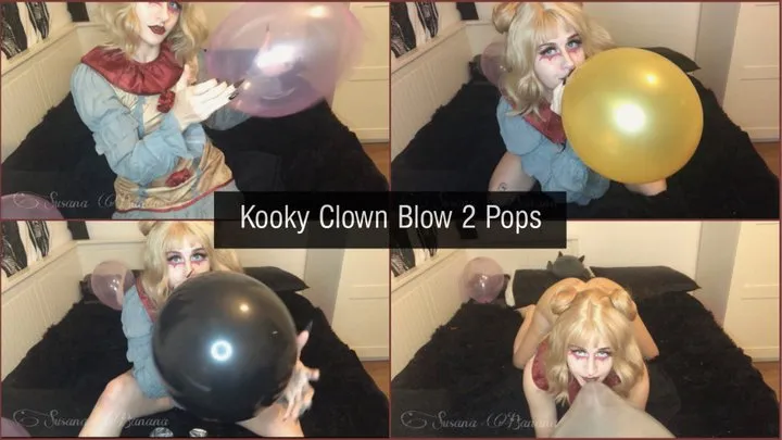 Kooky Clown Blow 2 Pops