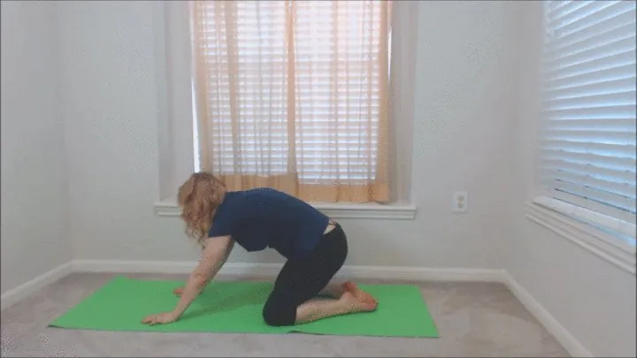 Yoga in a Loose Top