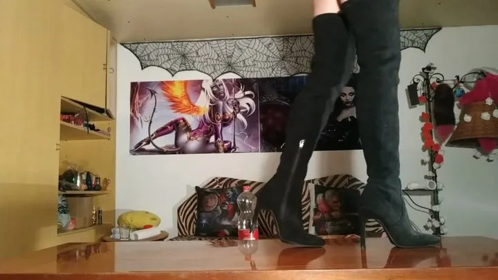 Walking in my over knee boots - Beth Kinky