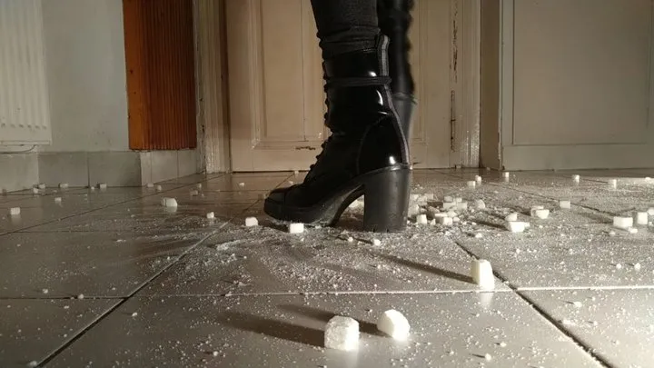 Crushing sugarcubes with my new leather boots LOW RES - Beth kinky