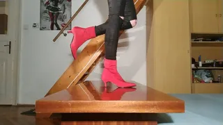 Walking in my red boots cam 2 - Beth Kinky