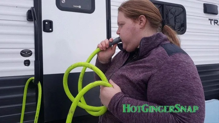 Blowing Water Through Long Hoses