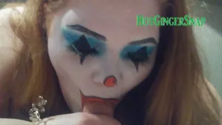 HotGingerSnap the BBW Clown Sucks and Deep Throats a Cock