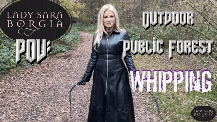 POV: Outdoor Public Forest Whipping