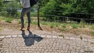 wrecked shoes in the Berlin park