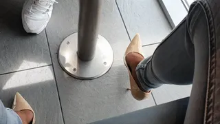 Shoe theft under Table and coffee in my shoe