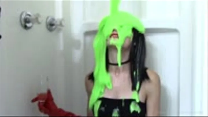 Classy Straight Hair Ruined with Slime