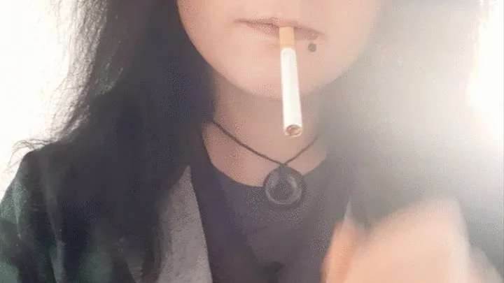just having a cig