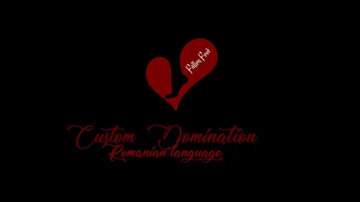 Foot Domination (Romanian language)