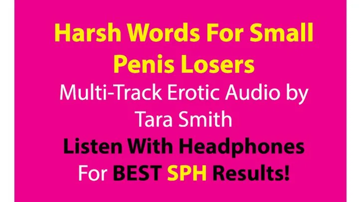 Harsh Reality For Small Penis Men SPH Multi-Track Erotic Audio