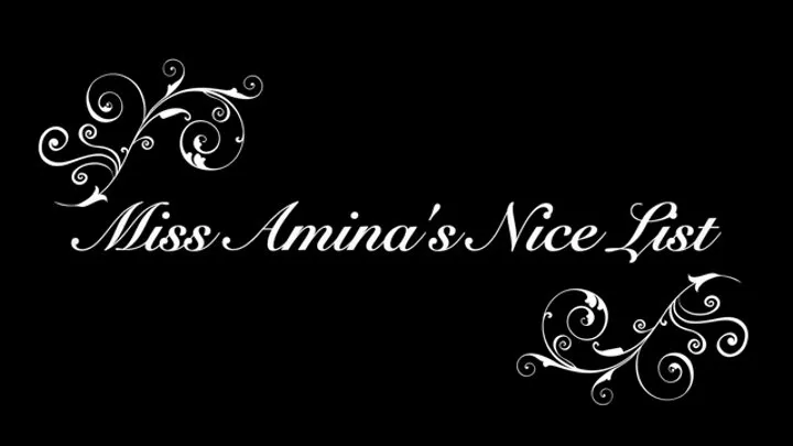 Miss Amina's Nice List - Xmas Series Part 2