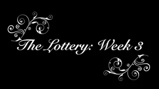 The Lottery: Week 3 (Final)