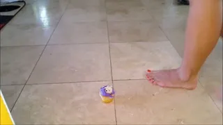 Smashing and Crushing Cupcakes With Dirty Feet