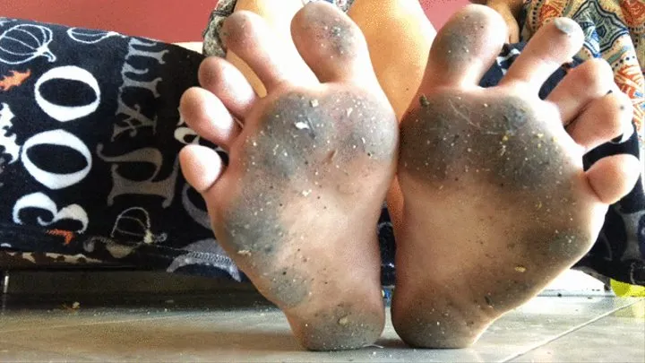 I have the dirtiest, best feet!