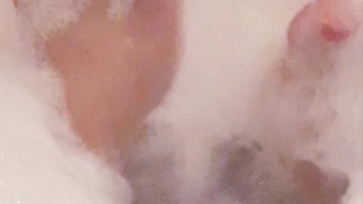 Pink Ebony Toes, bubbles and humiliation