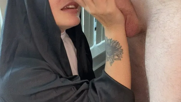 Naughty NUN Blowjob