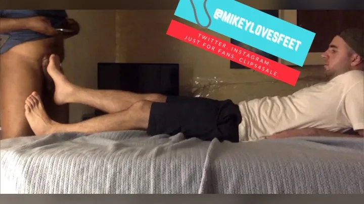 Master Dirtysocks gives a footjob! (Far Angle) - Gay For Pay, Gay Foot Fetish