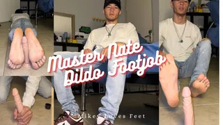 Straight Master Nate Gives a Footjob- Jock Feet, GuyFeet