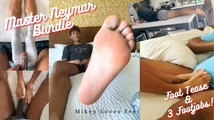 The Ultimate Master Neymar Collection- Jock Verbal Foot Tease and Multiple Footjobs