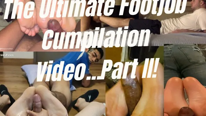 Footjob Compilation Part II- Male Feet, Gay Foot Fetish