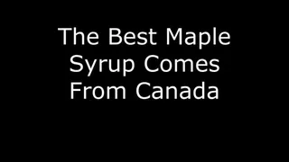 The Best Maple Syrup Comes From Canada