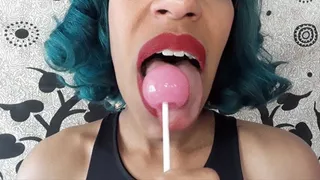Slurping on this lollipop