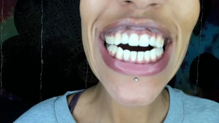 My strong sharp teeth bite