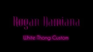 White Thong Strip and Orgasm