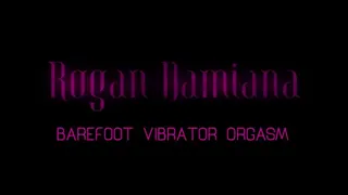 Bare Feet Up Vibrator Orgasm