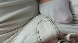 Balls kicking in socks POV NO SOUND