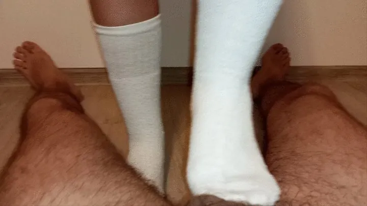 Knee High Socks Ballbusting! POV