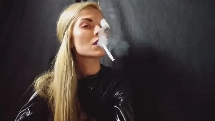 Dangling a white cigarette