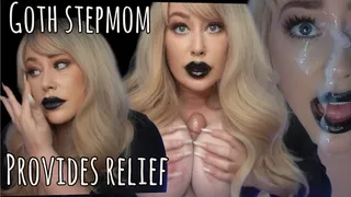 Goth Step-mommy MILKS YOUR COCK