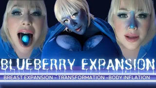 Blueberry Bubblegum Cosplay Expansion Body Inflation