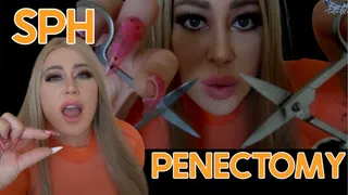 SPH Penectomy - (TINY scissors for a TINY dick!)