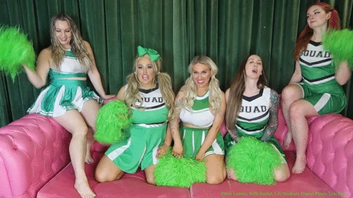 Cheerleader Lesbian Orgy Fuck