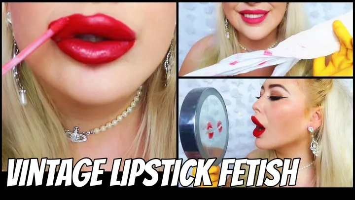 Taboo Vintage Step-Mommy Applies Lipstick