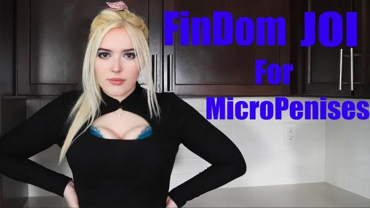 FinDom JOI For MicroPenises