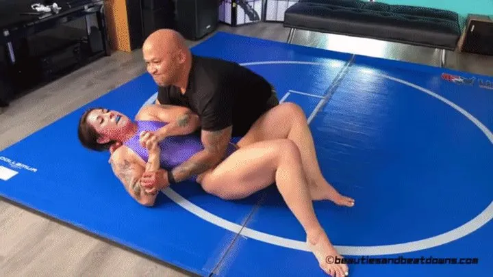 Kortney Olson vs Kris II - Competitive Wrestling