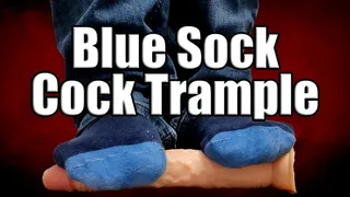 Blue Sock Cock Trample