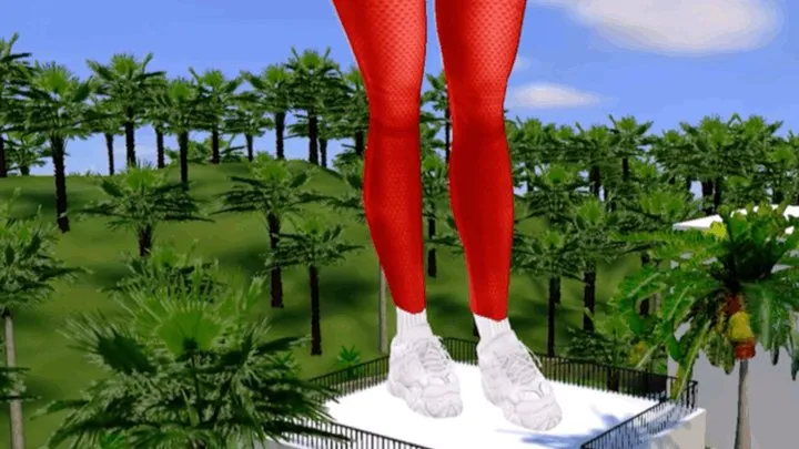 Giantess in the Public Park! (540 )