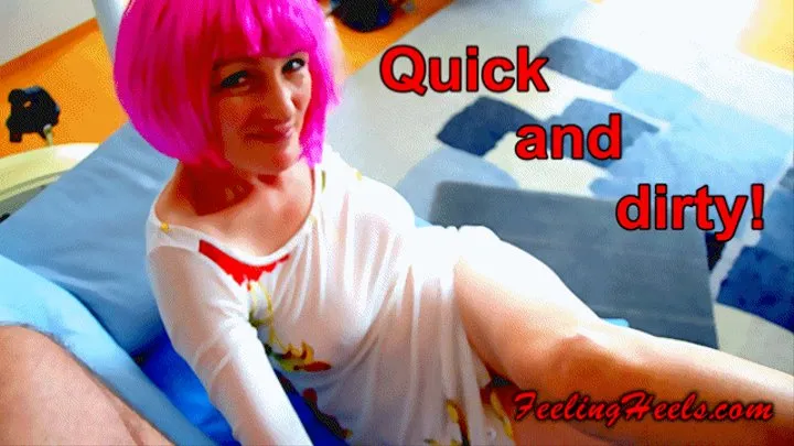 Quick and dirty! - starring BiBi Heely - Episode 4 - Extras! - Complete! - High Heels Toe Wiggling Spreading Big Tits