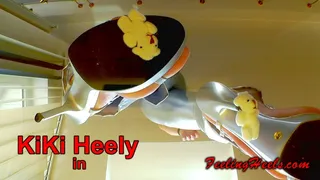 The wanking Disco Ball! - Episode 1 - starring: KiKi Heely - Part 2 - FHD - High Heels Walking Toe Wiggling Spreading Bouncing Giantess Red polished Toe Nails Silver Catsuit Trampling Underglass - - MP4