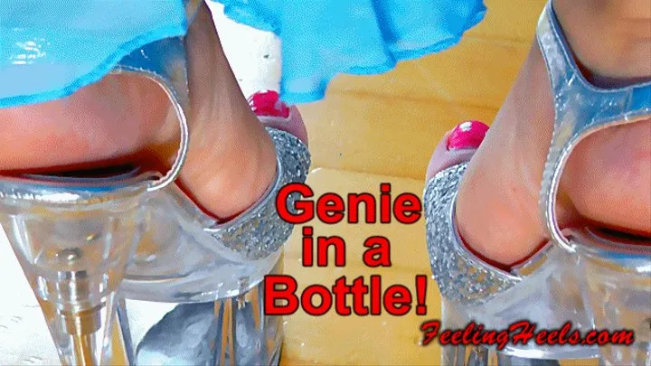 Genie in a Bottle! - starring ? - Episode 1 - Part 1 - Walking in High Heels Toe Wiggling Spreading