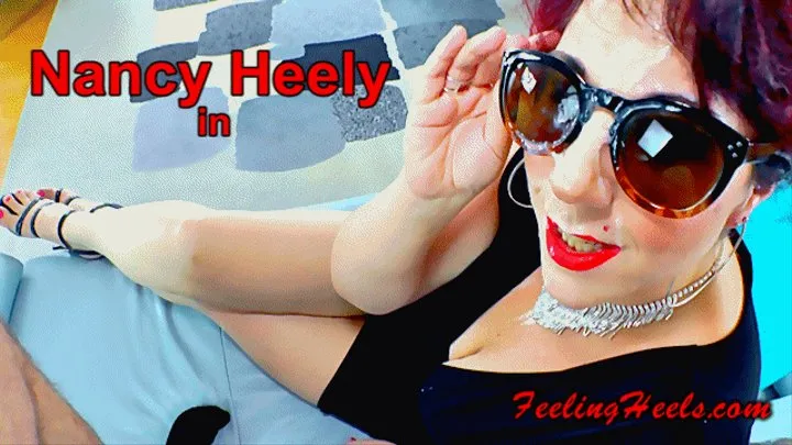 The wanking Widow! - starring Nancy Heely - Episode 2 - Part 2 - High Heels Costume Toe Wiggling Spreading Handjob Blowjob Facial Cumshot