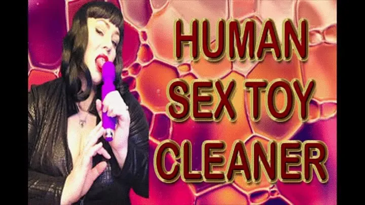 HUMAN SEX TOY CLEANER